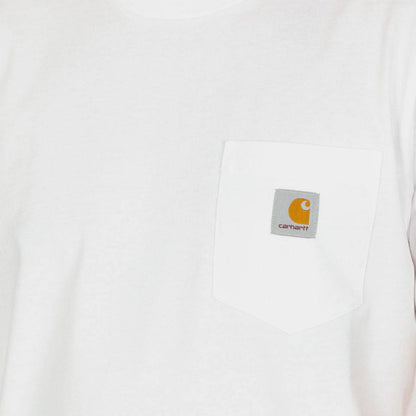 Carhartt WIP Pocket T-Shirt - White Weiß Bild 3