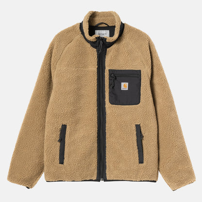 Carhartt WIP Prentis Liner Fleecejacke - Leather / Black Beige Bild 1