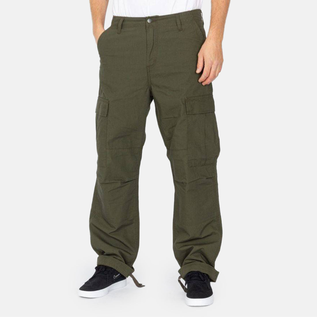 Carhartt WIP Regular Cargo Pant - Cypress rinsed Grün Bild 1