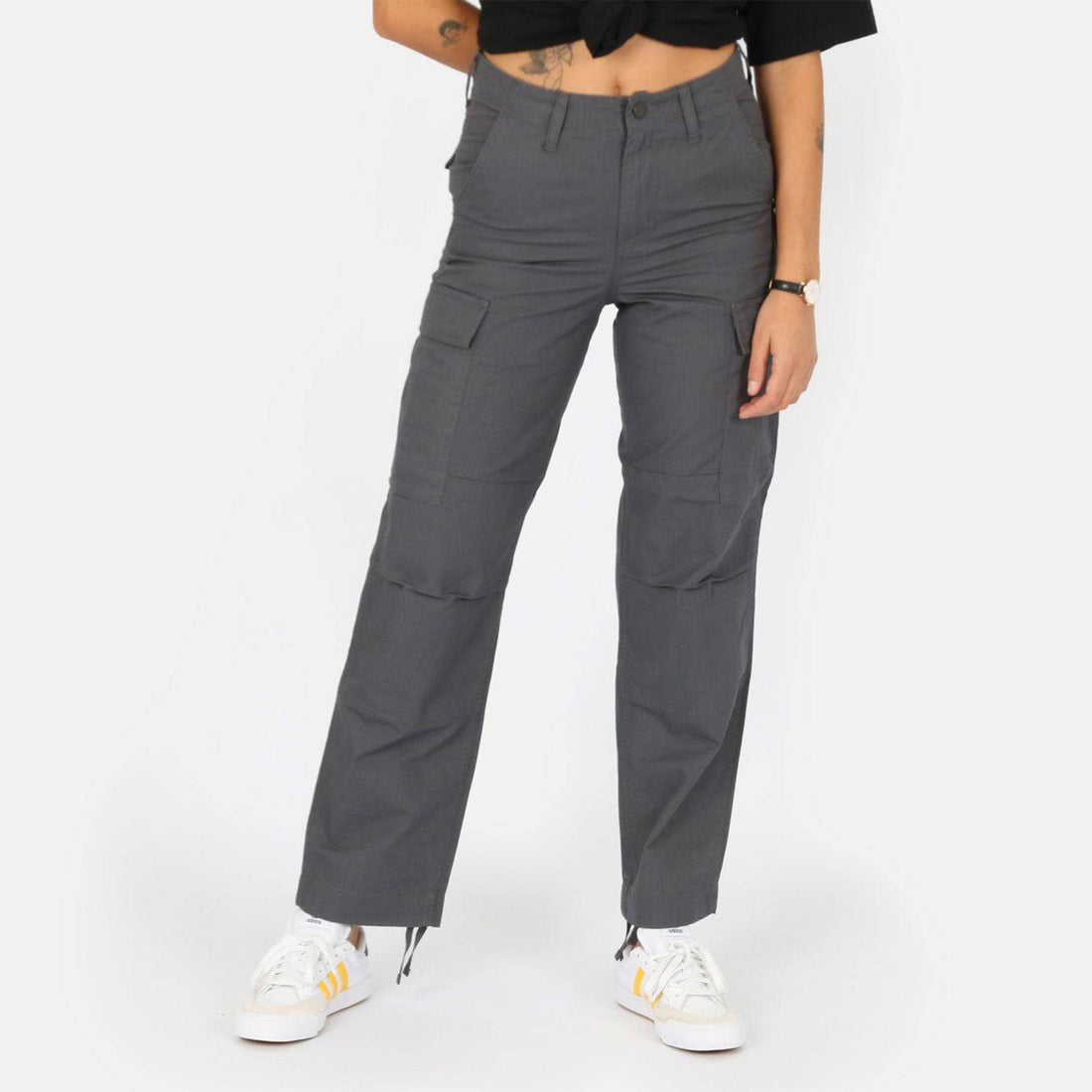 Carhartt WIP Regular Cargo Pant - Zeus rinsed Dunkelblau Bild 1