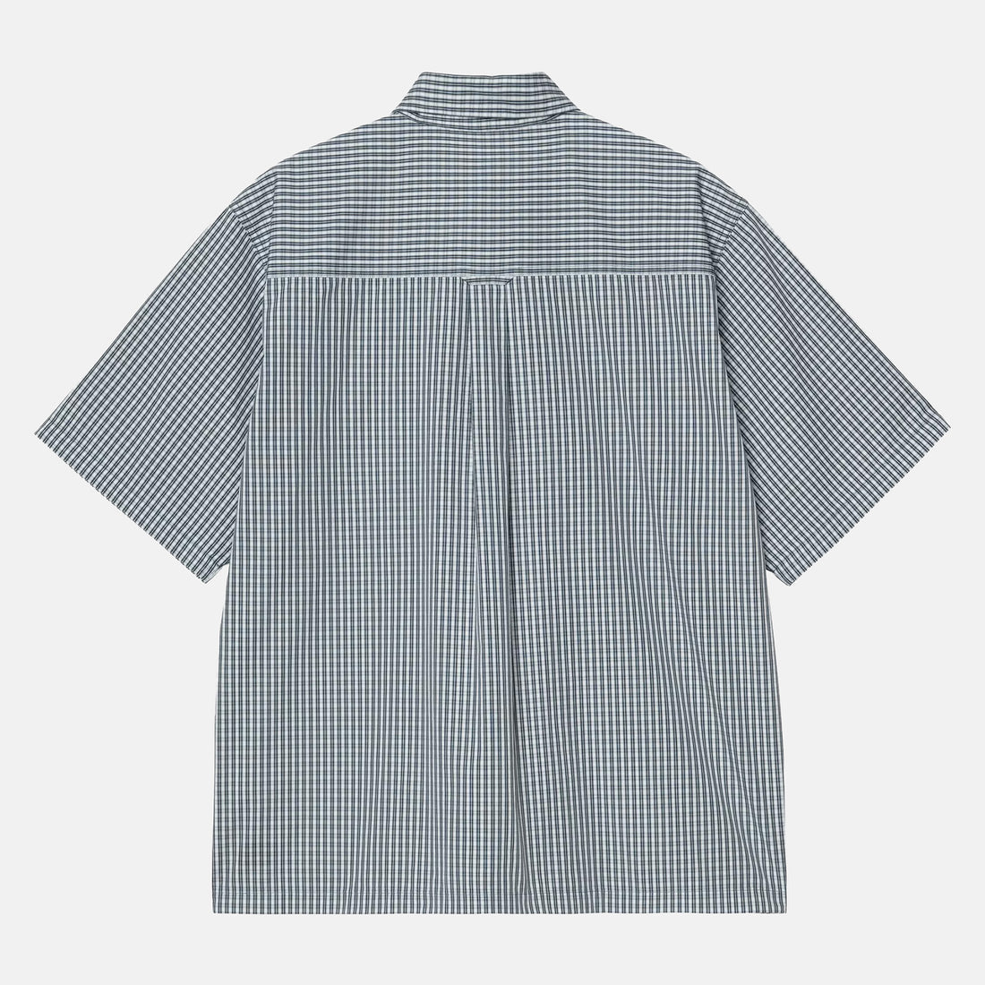 Carhartt WIP S/S Groff Hemd - Groff Check / Blue River Blau Bild 2