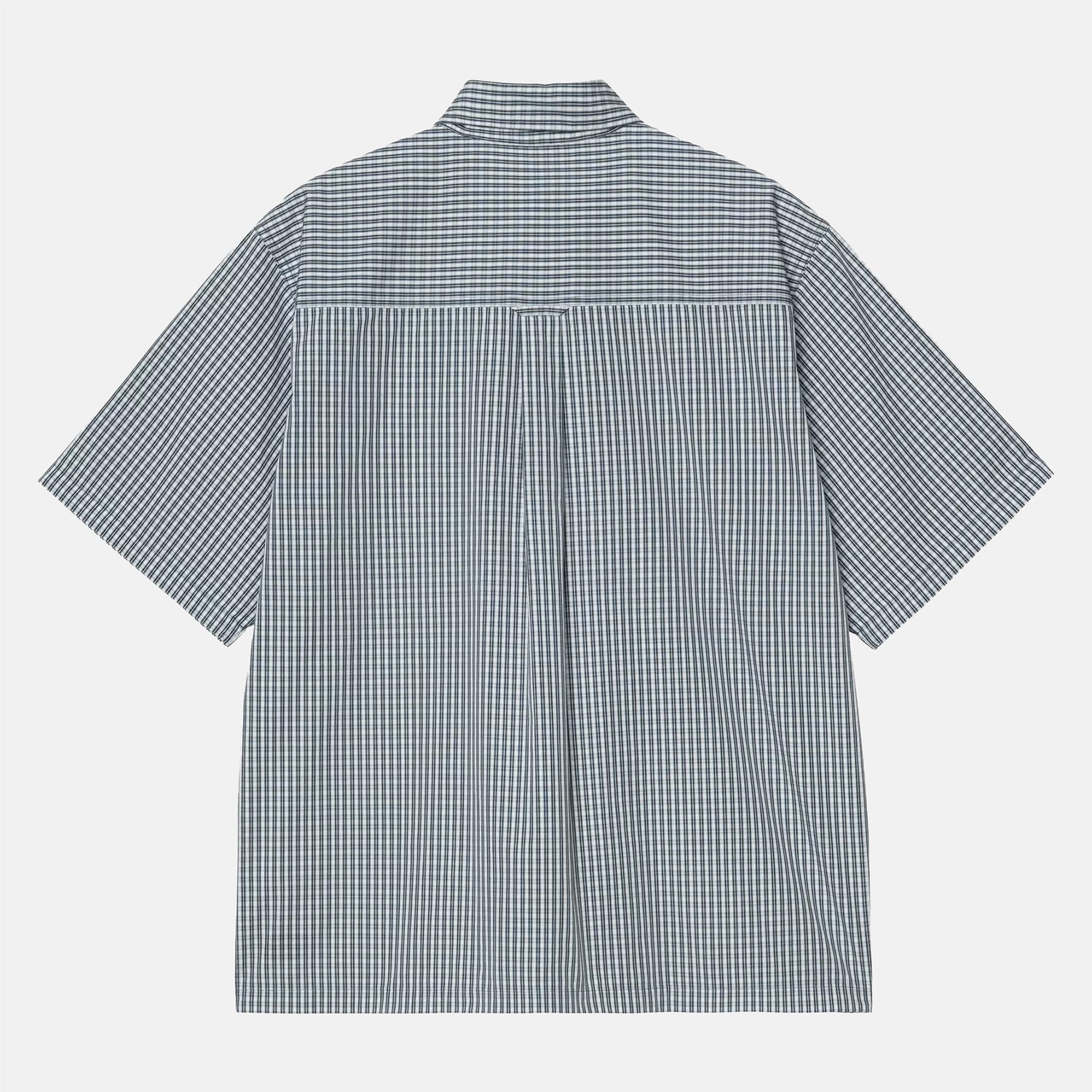 Carhartt WIP S/S Groff Hemd - Groff Check / Blue River Blau Bild 2