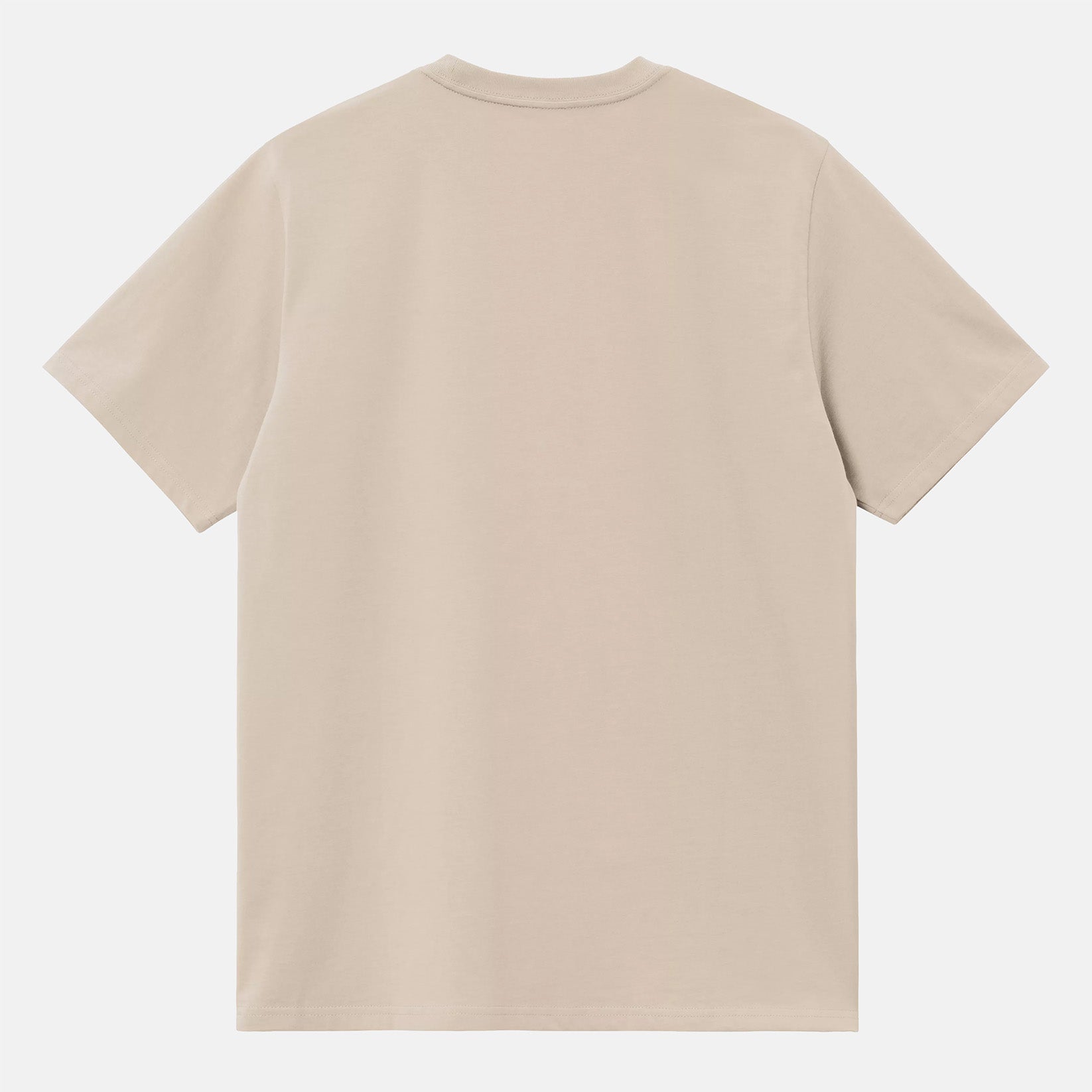 Carhartt WIP Script Embroidery T-Shirt - Fleur De Sel / Black Braun Bild 2