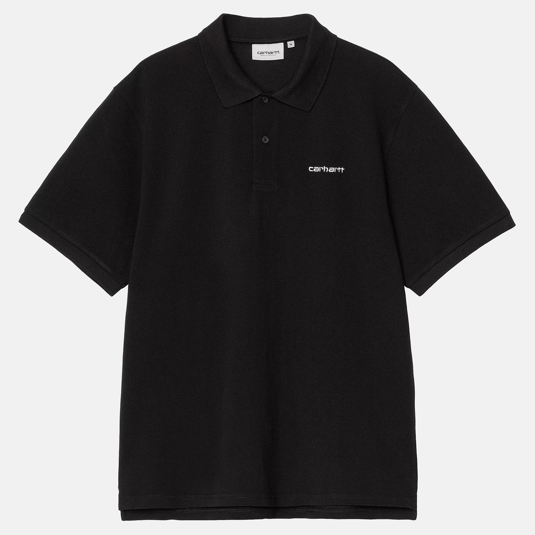 Carhartt WIP Script Polo - Black Schwarz Bild 1