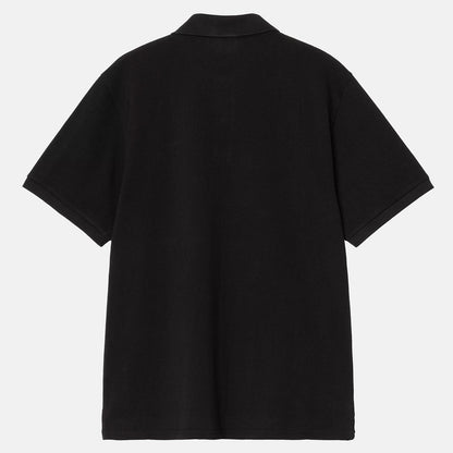 Carhartt WIP Script Polo - Black Schwarz Bild 2