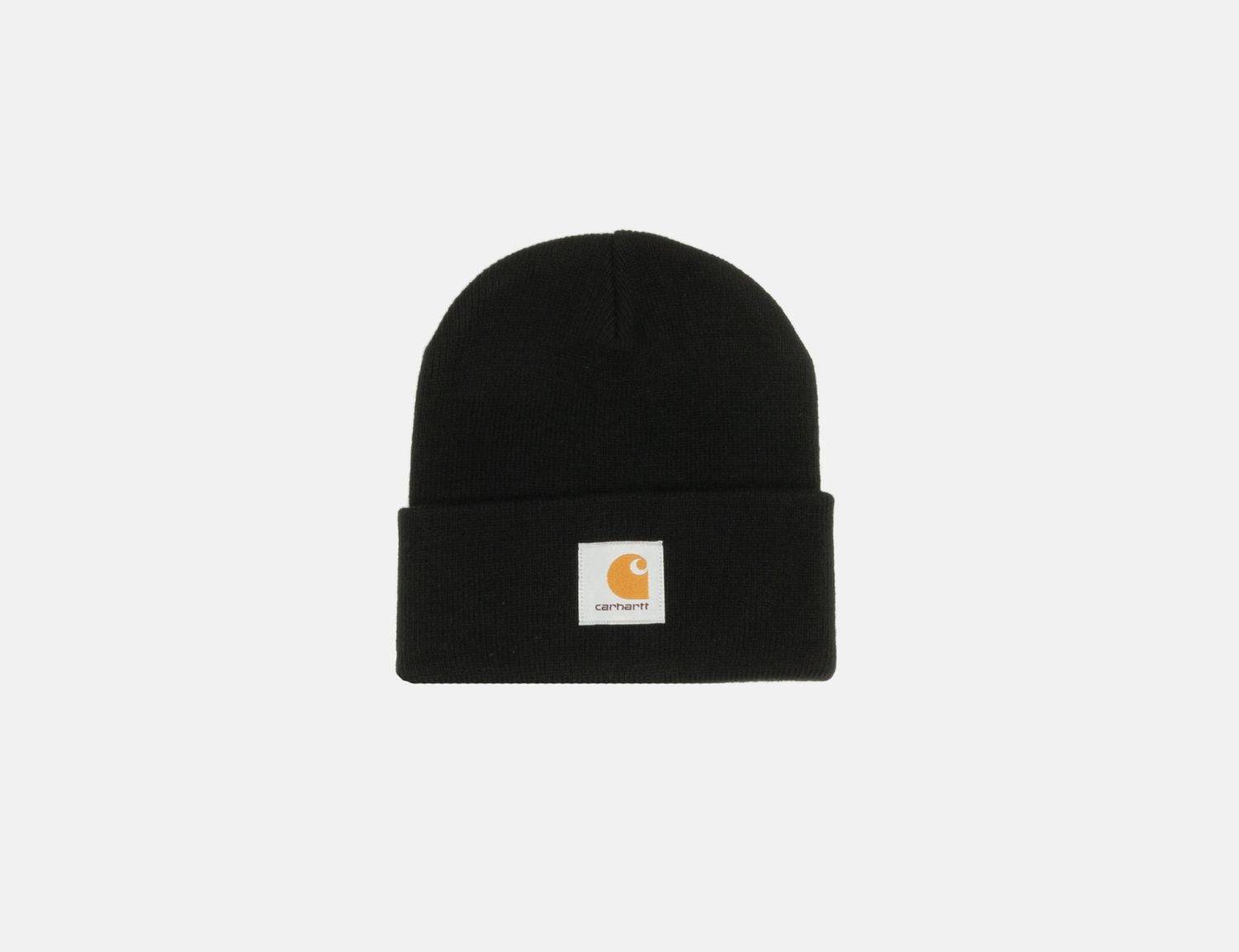 Carhartt WIP Short Watch Beanie - Black Schwarz Bild 1