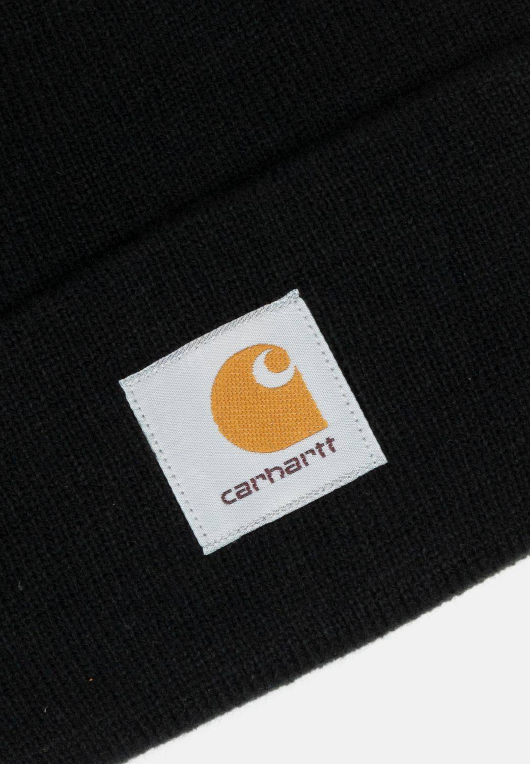 Carhartt WIP Short Watch Beanie - Black Schwarz Bild 4