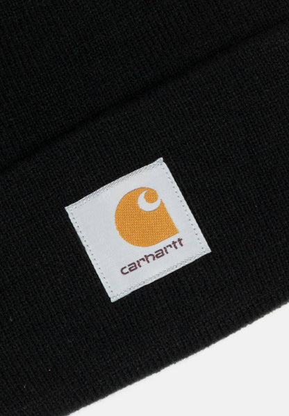 Carhartt WIP Short Watch Beanie - Black Schwarz Bild 4