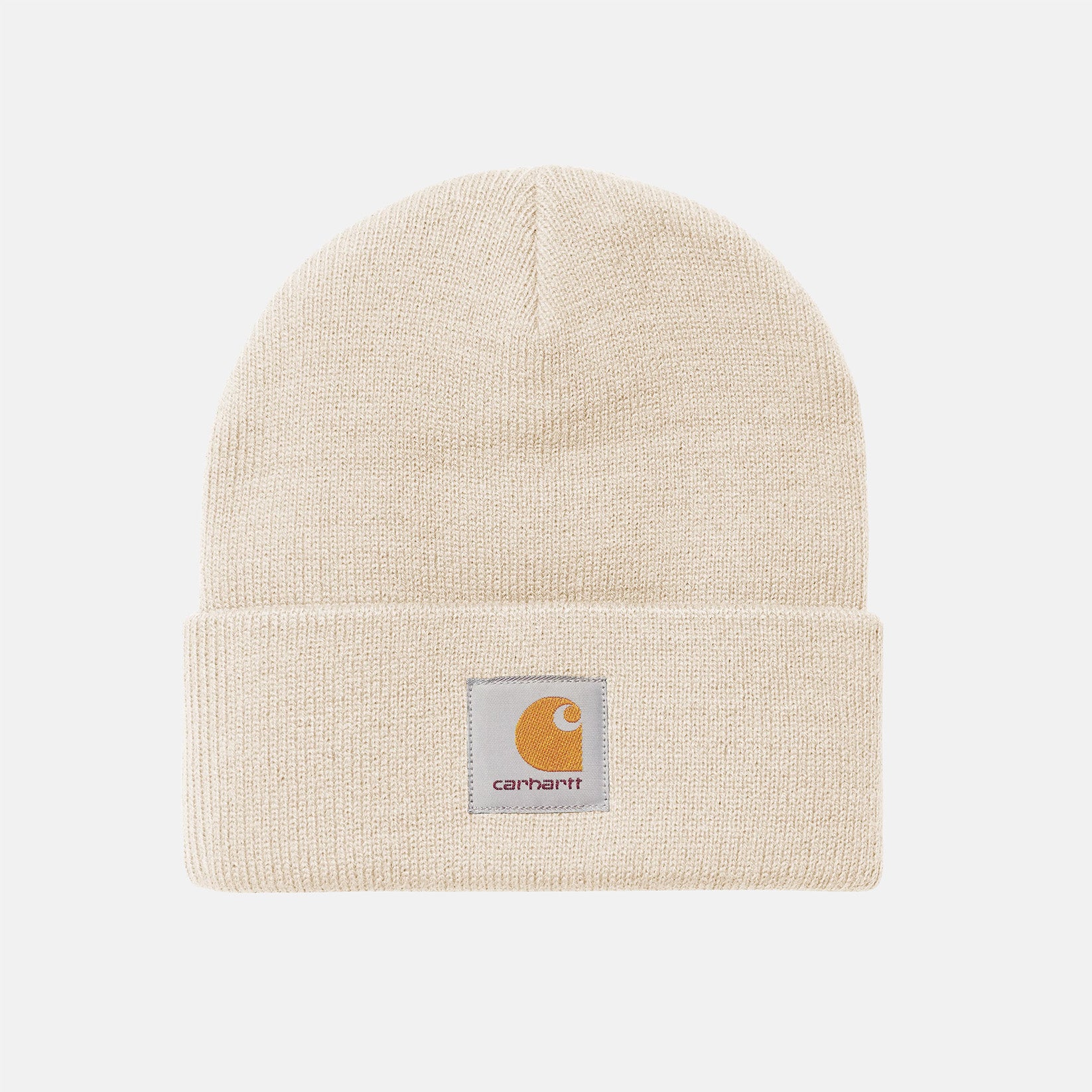 Carhartt WIP Short Watch Beanie - Natural Weiß Bild 1