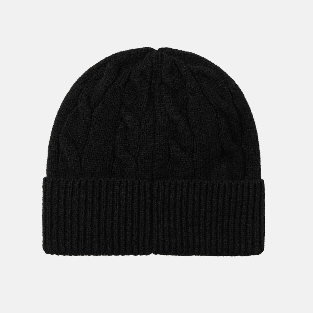 Carhartt WIP Signature Cable Beanie - Black / Salt Schwarz Bild 2