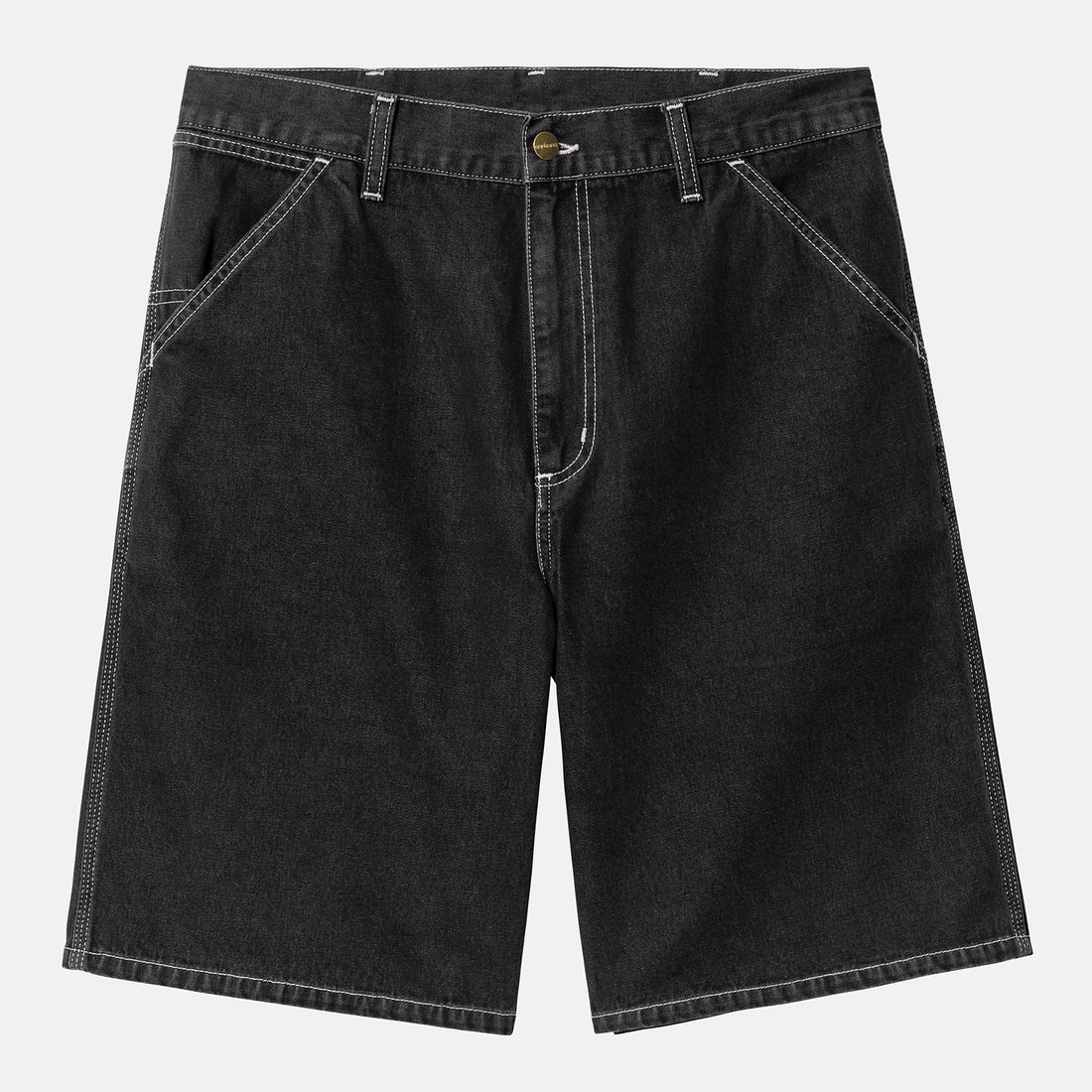 Carhartt WIP Simple Short - Black Stone Washed Schwarz Bild 2