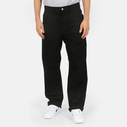 Carhartt WIP Single Knee Pant - Black Rinsed Schwarz Bild 1