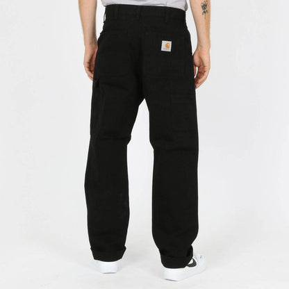 Carhartt WIP Single Knee Pant - Black Rinsed Schwarz Bild 3