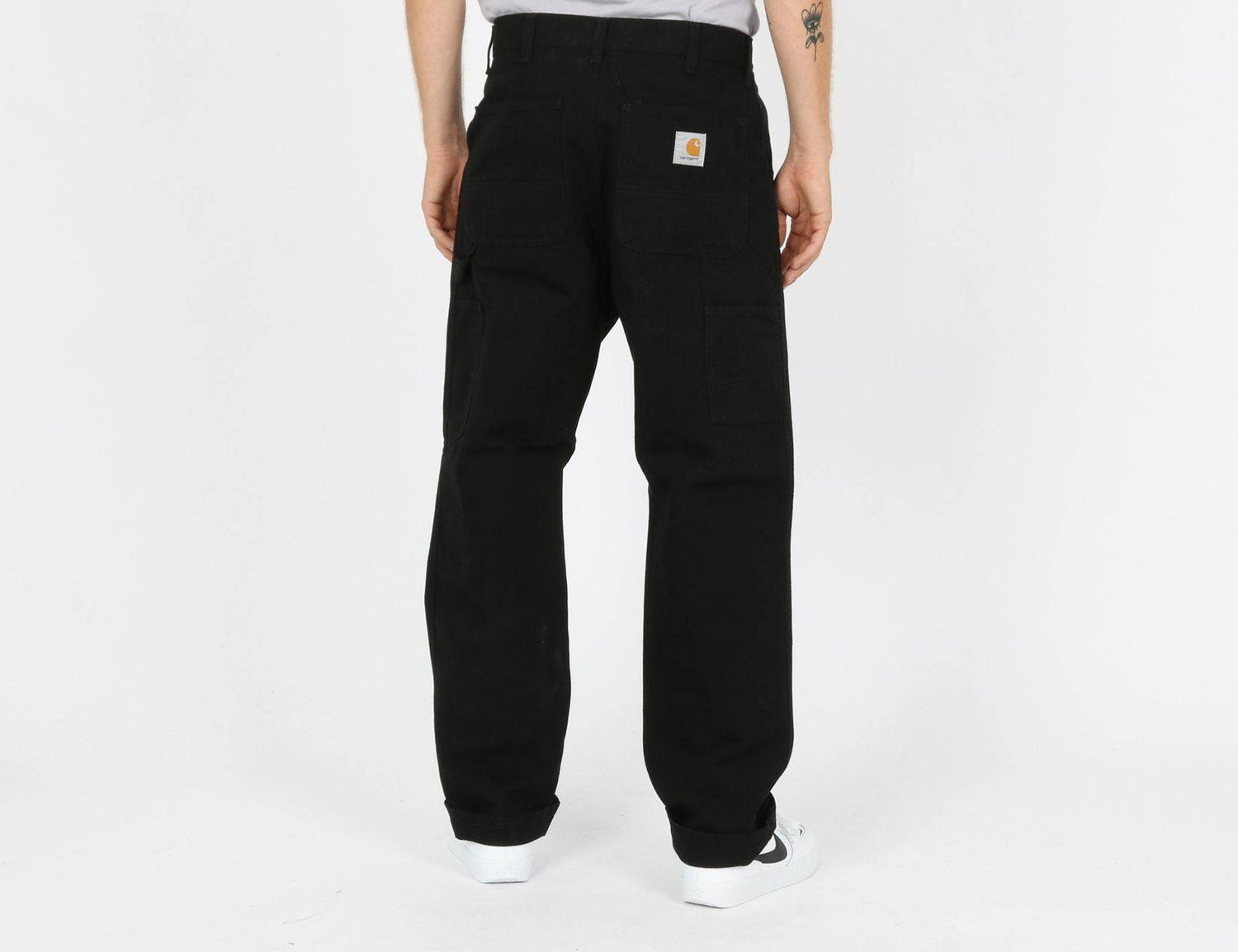 Carhartt WIP Single Knee Pant - Black Rinsed Schwarz Bild 3