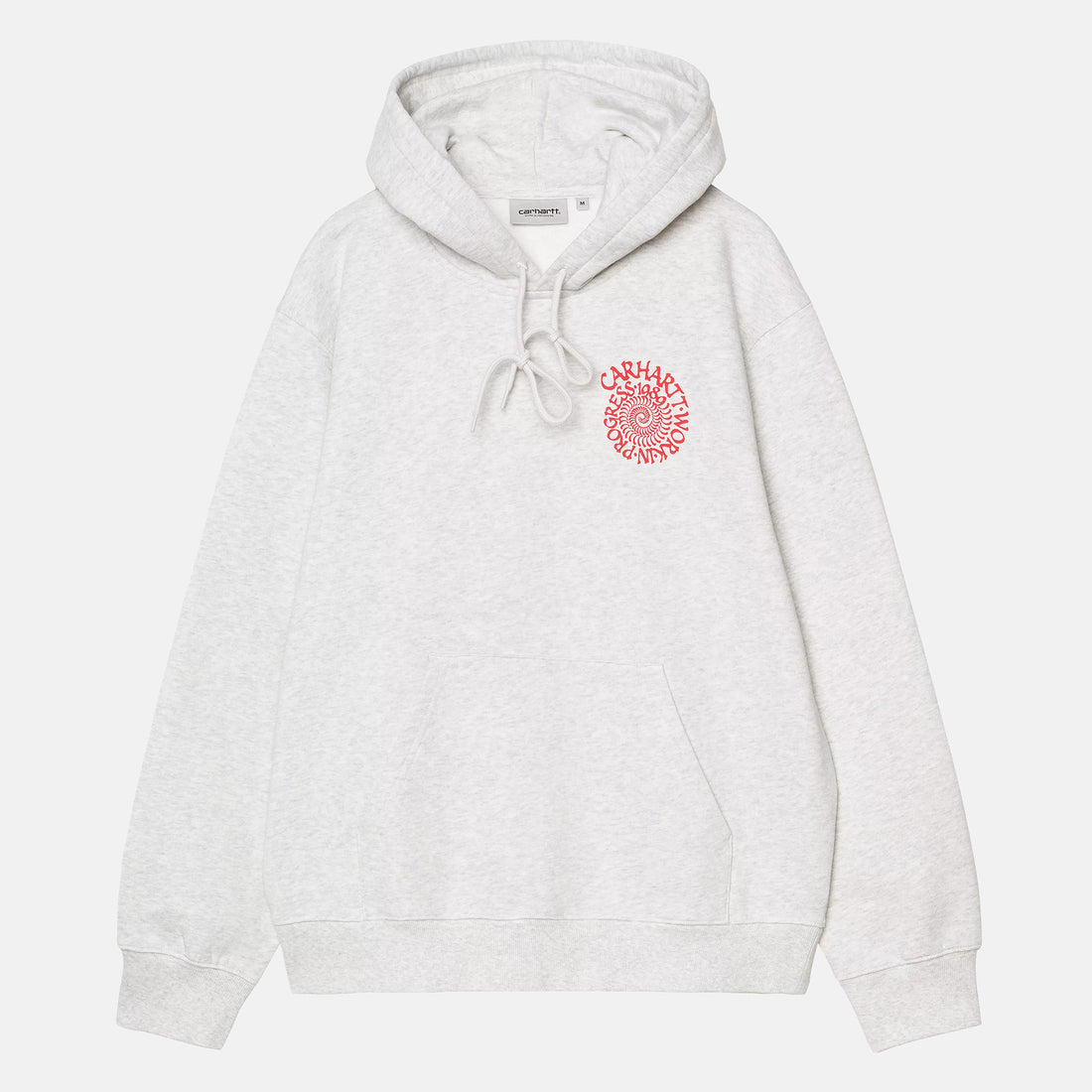 Carhartt WIP Spiral Hoodie - Ash Heather Grau Bild 2