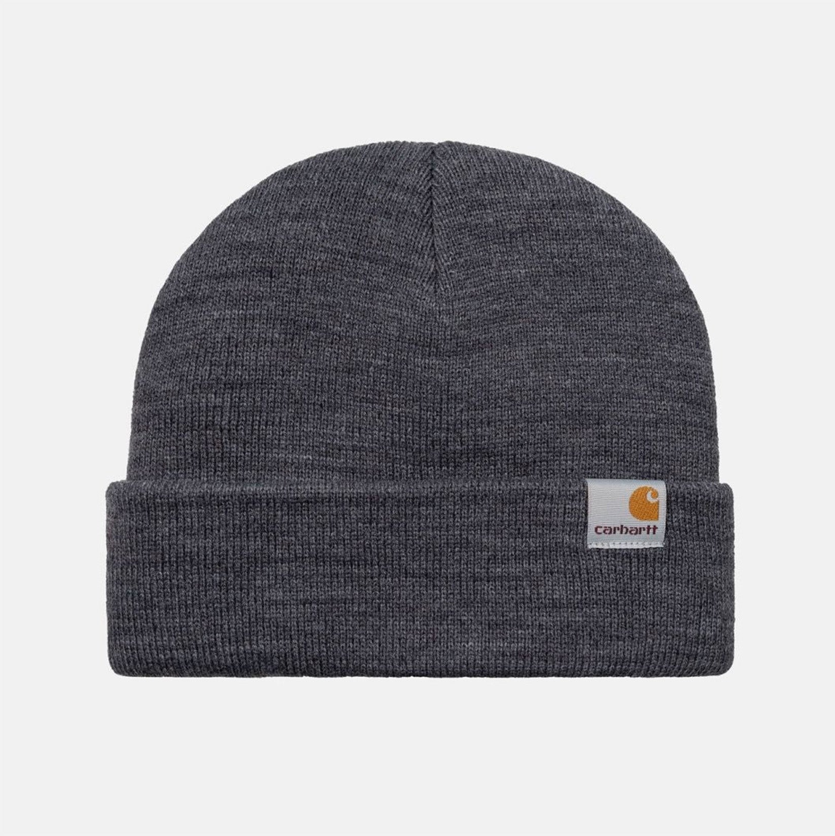 Carhartt WIP Stratus Low Beanie - Dark Grey Heather Bild 1
