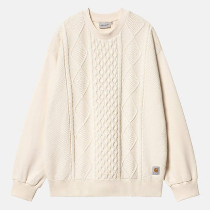 Carhartt WIP Tridon Knit Sweater - Natural Weiß Bild 1