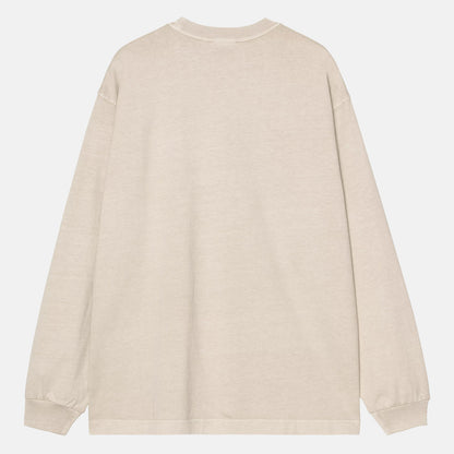 Carhartt WIP Vista Longsleeve - Fleur De Sel Garment Dyed Braun Bild 2