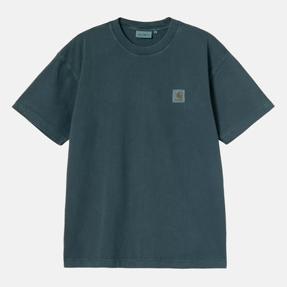 Carhartt WIP Vista T-Shirt - Deep Lagoon Garment Dyed Blau Bild 1