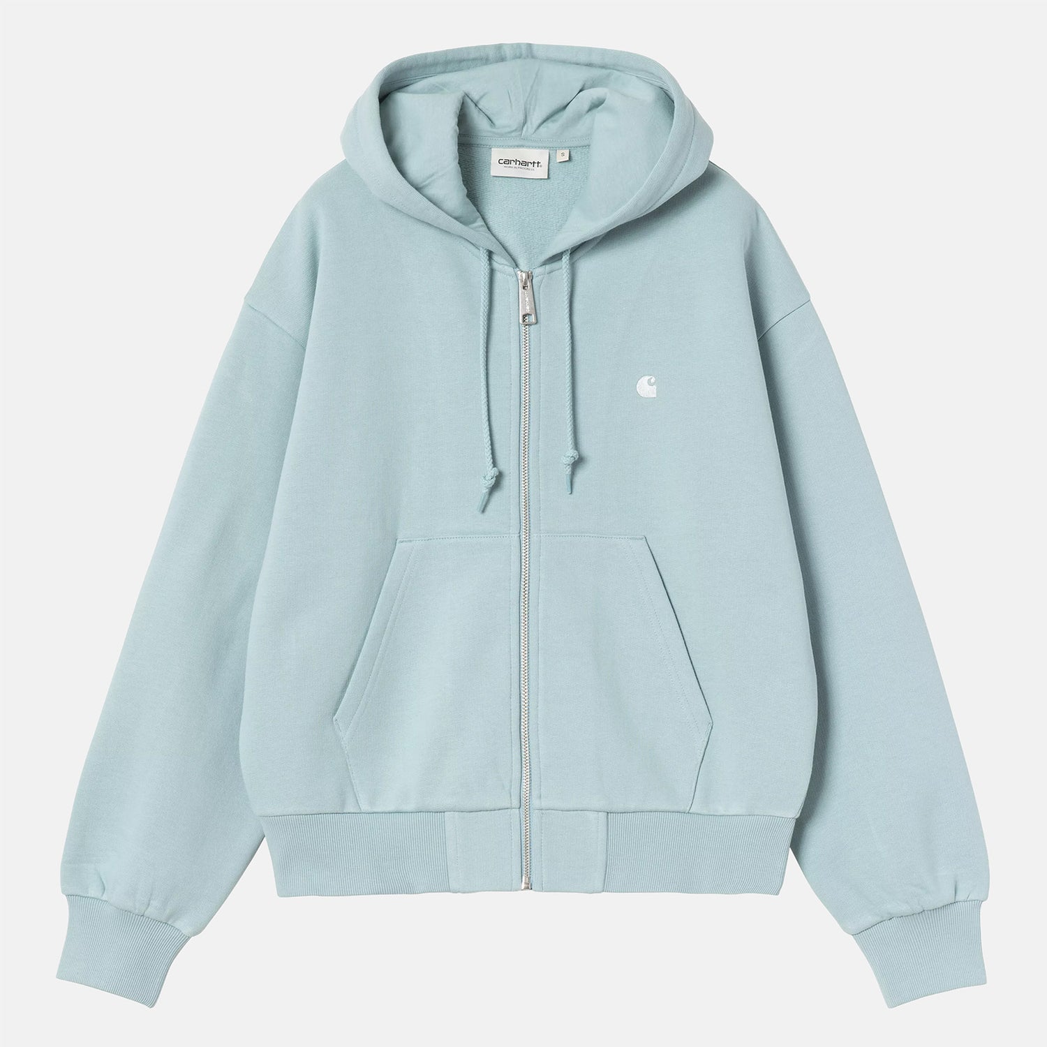 Carhartt WIP W´Casey Zip-Hoodie - Tourmaline Blau Bild 1