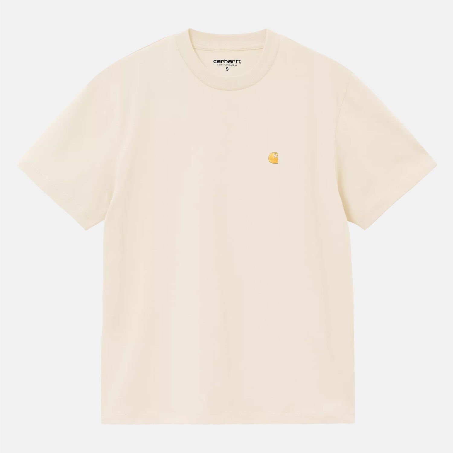 Carhartt WIP W´ Chase T-Shirt - Natural / Gold Weiß Bild 1