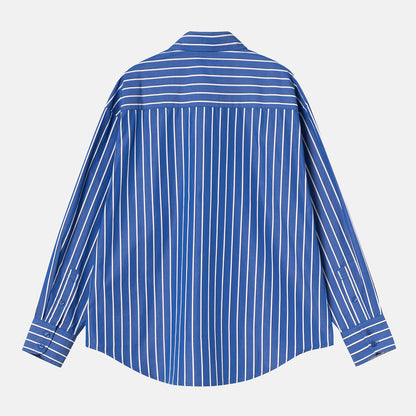 Carhartt WIP W` Gowan Hemd - Blue Gowan Stripe Blau Bild 2