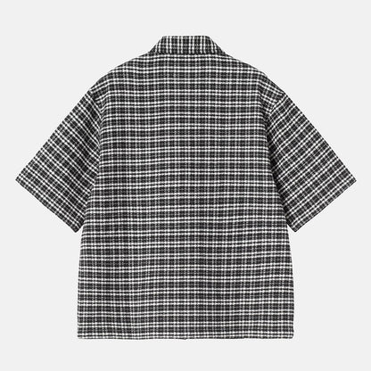 Carhartt WIP W´ Michigan Cotton Waffle Hemd - Kander Check Schwarz Bild 2