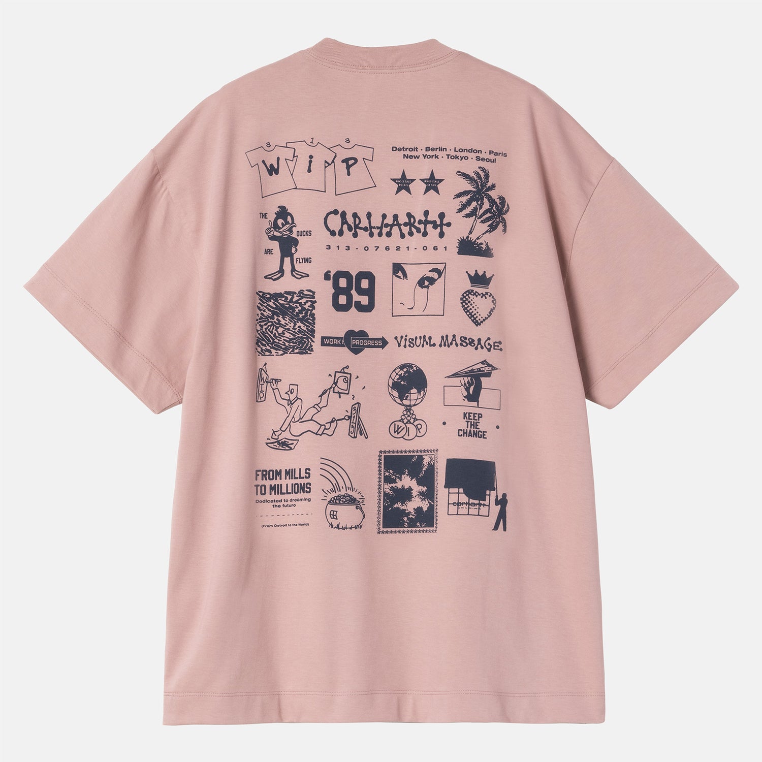 Carhartt WIP W´ Modal T-Shirt - Glassy Pink Pink Bild 1
