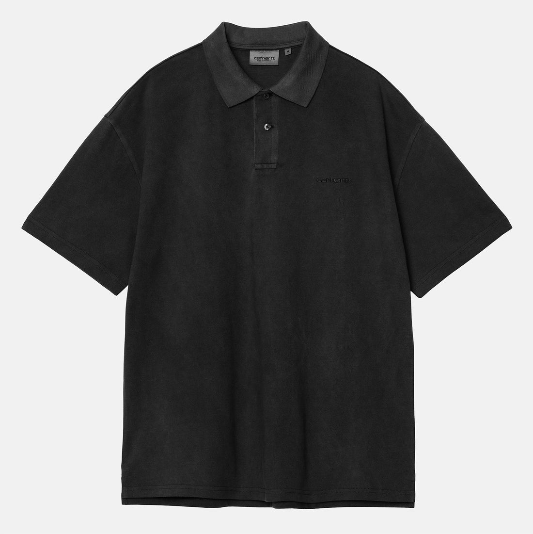 Carhartt WIP Wayne Polo T-Shirt - Black Schwarz Bild 1