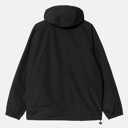 Carhartt WIP Windbreaker Pullover Jacke - Black / White Schwarz Bild 2