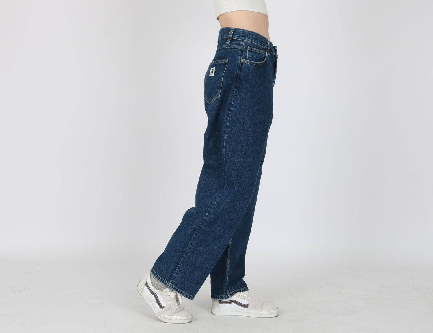 Carhartt WIP Women Brandon Pant - Blue Stone Washed Blau Bild 1