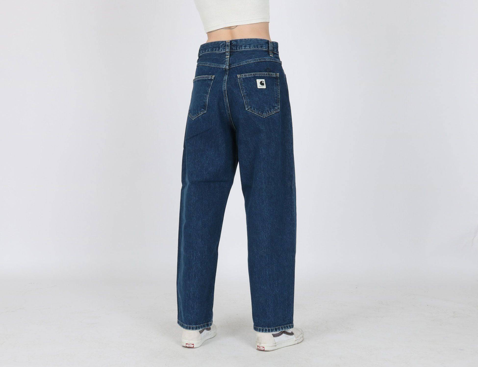 Carhartt WIP Women Brandon Pant - Blue Stone Washed Blau Bild 3