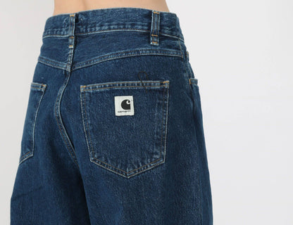 Carhartt WIP Women Brandon Pant - Blue Stone Washed Blau Bild 4