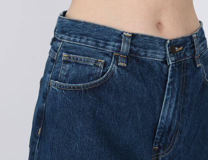 Carhartt WIP Women Brandon Pant - Blue Stone Washed Blau Bild 5