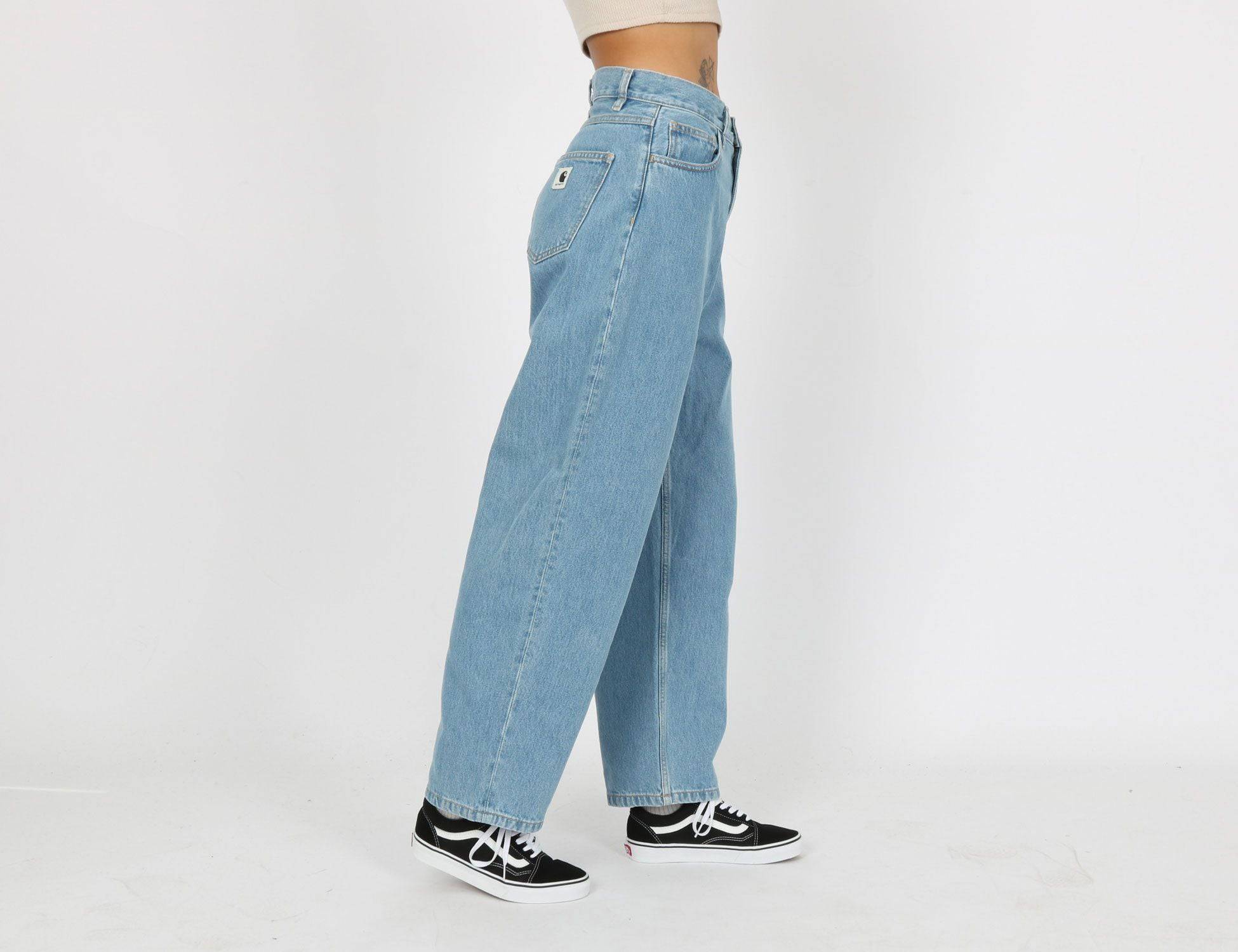 Carhartt WIP Women Brandon Pant - Blue Stone Bleached Blau Bild 2