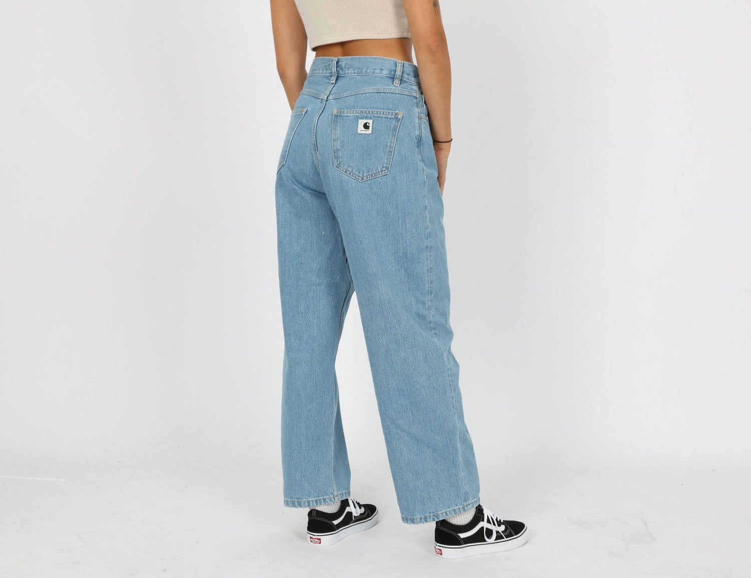 Carhartt WIP Women Brandon Pant - Blue Stone Bleached Blau Bild 4