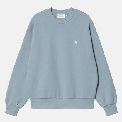 Carhartt WIP Women Chase Crewneck - Frosted Blue / Silver Frosted Blue / Silver Bild 1