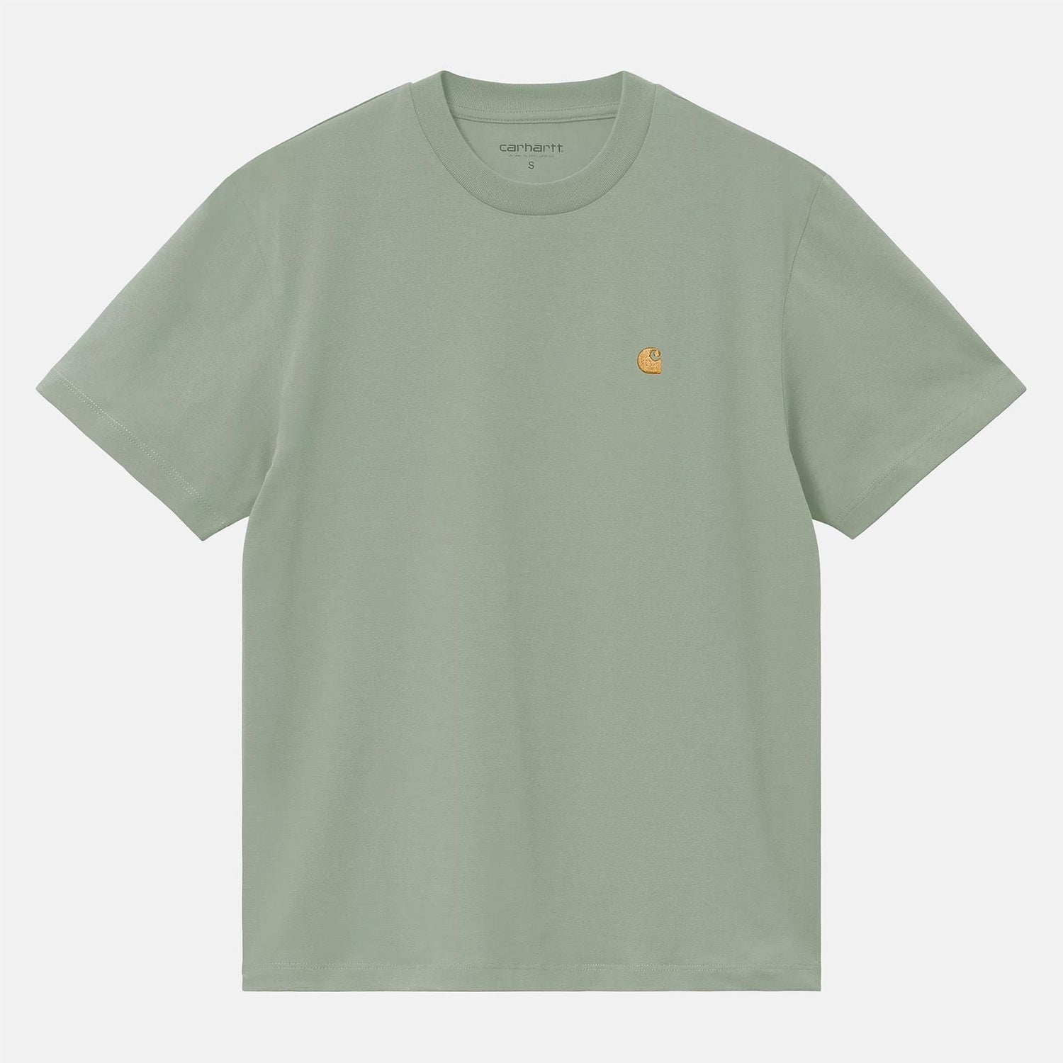 Carhartt WIP Women Chase T-Shirt - Frosted Green / Gold Frosted Green / Gold Bild 1
