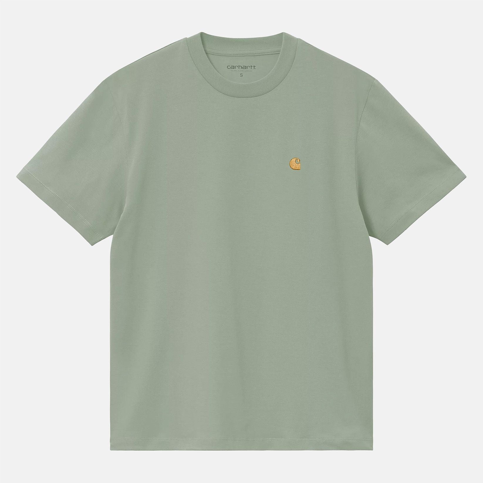 Carhartt WIP Women Chase T-Shirt - Frosted Green / Gold Frosted Green / Gold Bild 1