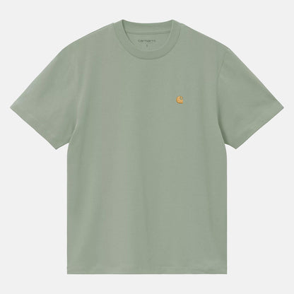 Carhartt WIP Women Chase T-Shirt - Frosted Green / Gold Frosted Green / Gold Bild 1