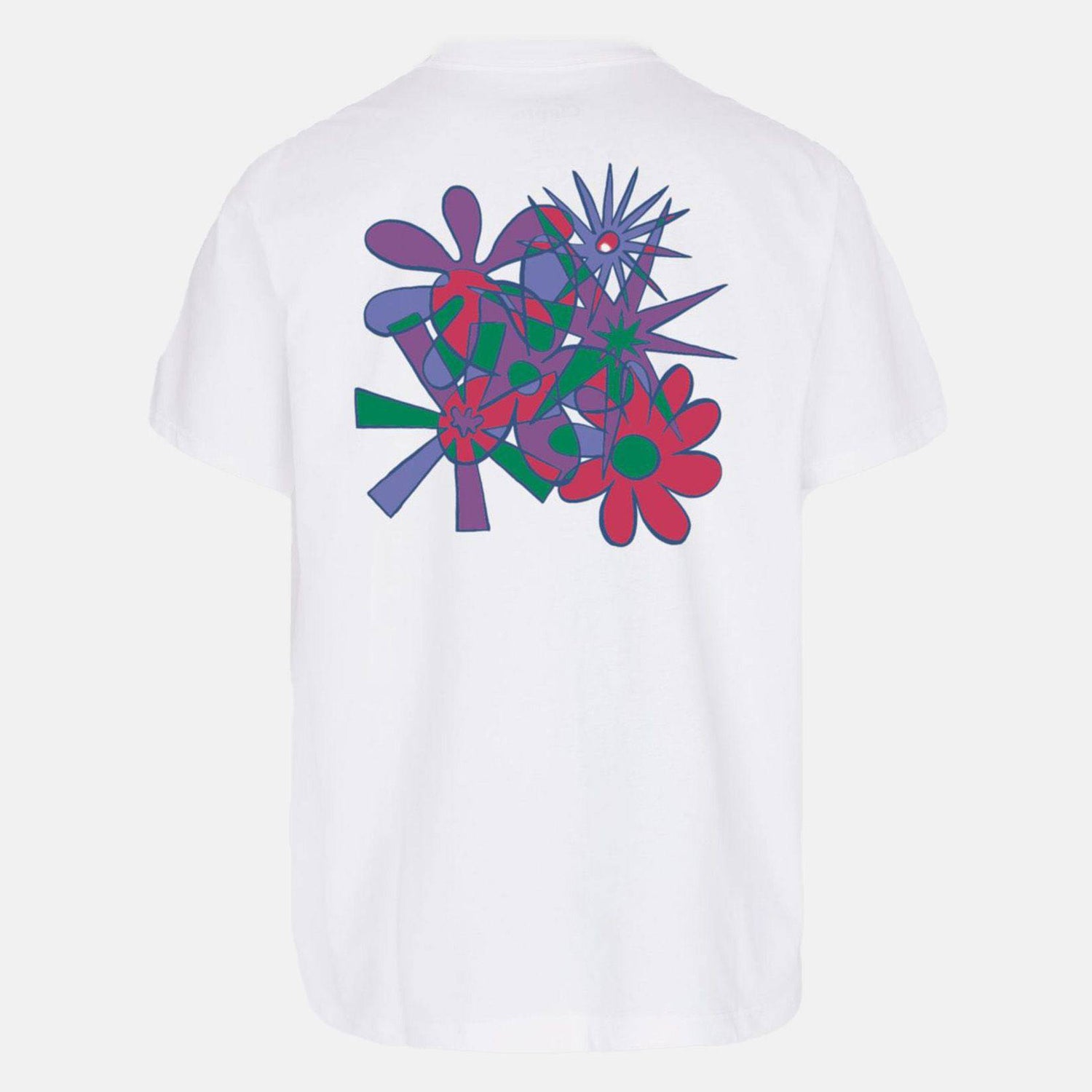 Cleptomanicx Cleptomaincx Boxy Tee - Flowers - Blowout Skateshop