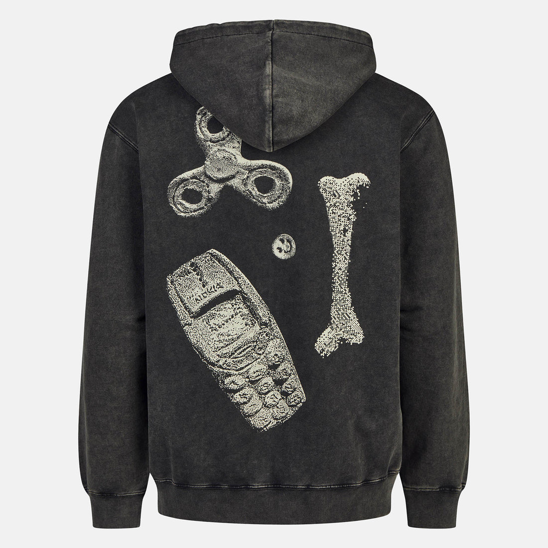 Cleptomanicx Artefact Hoodie - Black Schwarz Bild 2