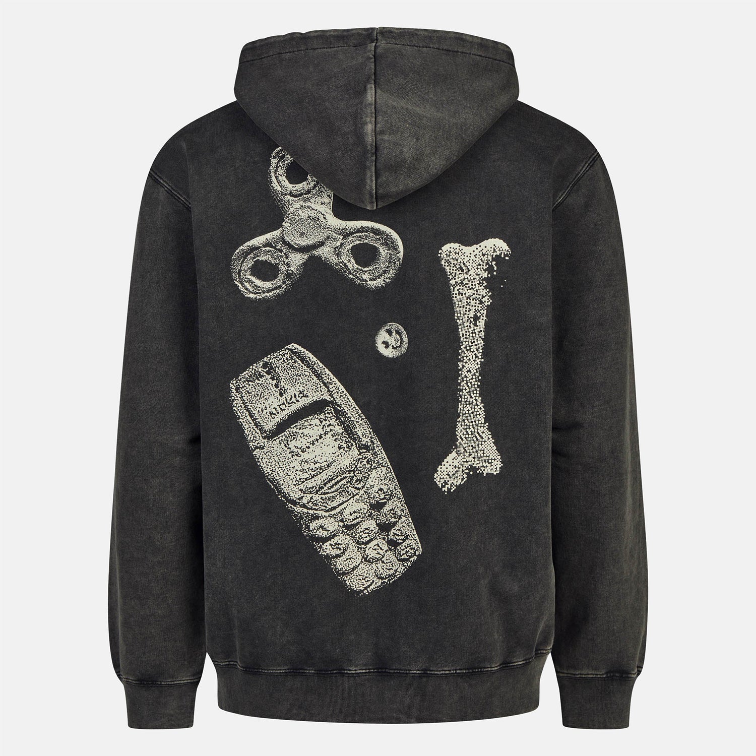 Cleptomanicx Artefact Hoodie - Black Schwarz Bild 2