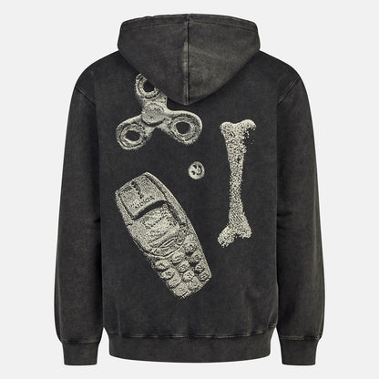 Cleptomanicx Artefact Hoodie - Black Schwarz Bild 2