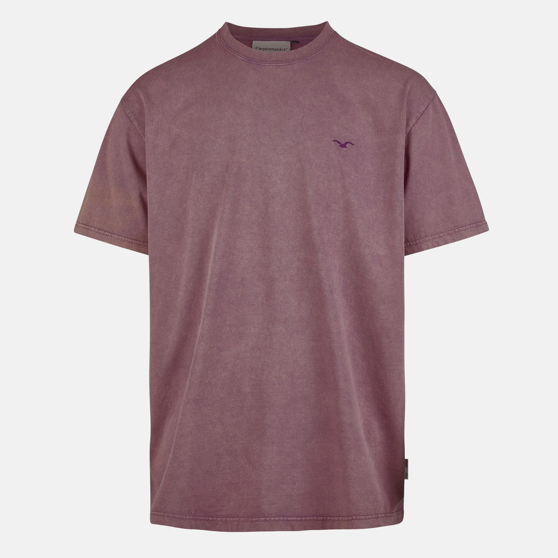 Cleptomanicx Boxy Ligull Washed T-Shirt - Plum Perfect Rot Bild 1