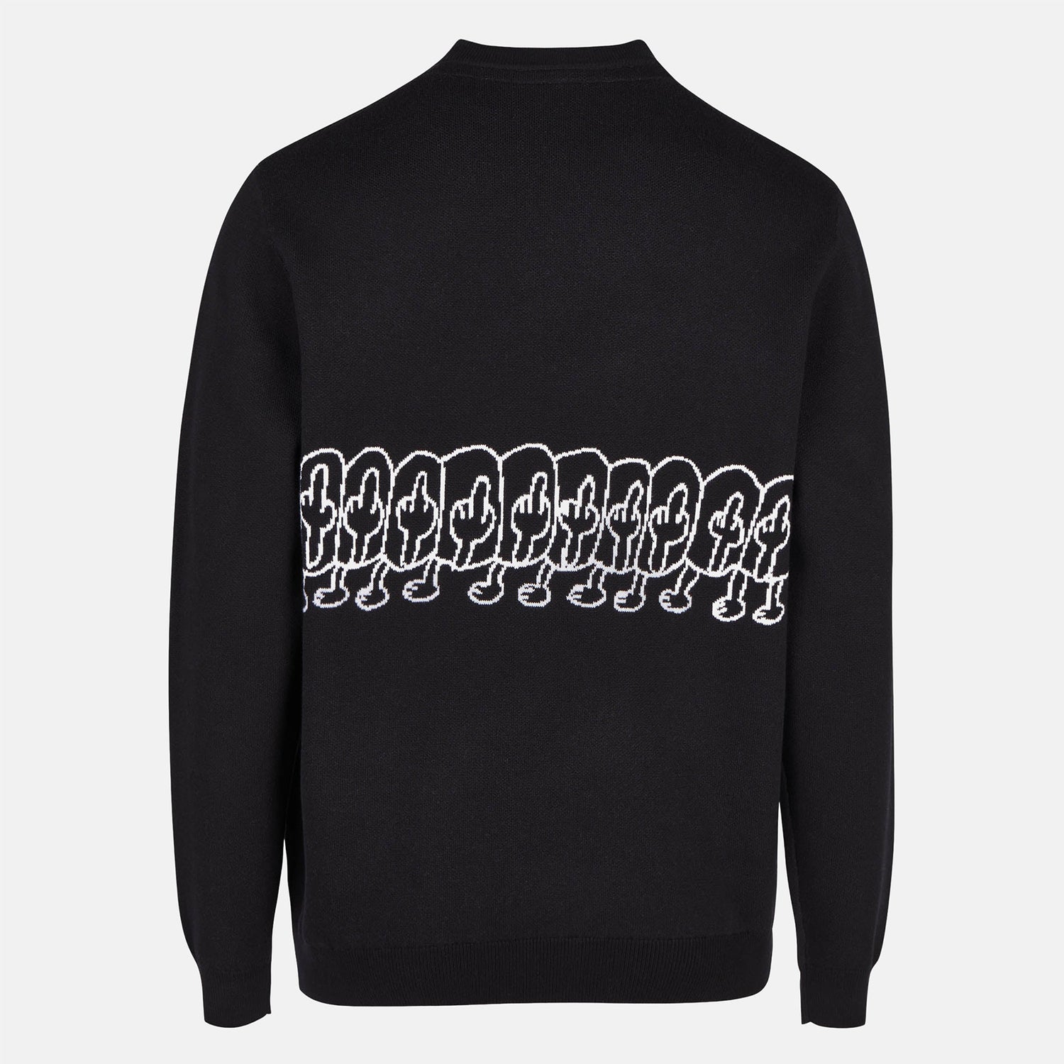 Cleptomanicx Fuhumans Knit Crewneck - Black Schwarz Bild 2