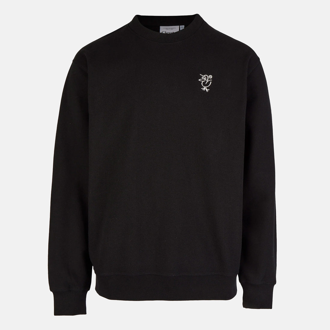 Cleptomanicx Skatch Gull Boxy Crew - Black Schwarz Bild 1