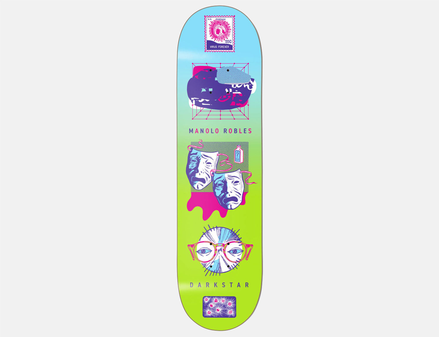 Darkstar Robles New Abnormal 8.0 Deck Mehrfarbig Bild 1
