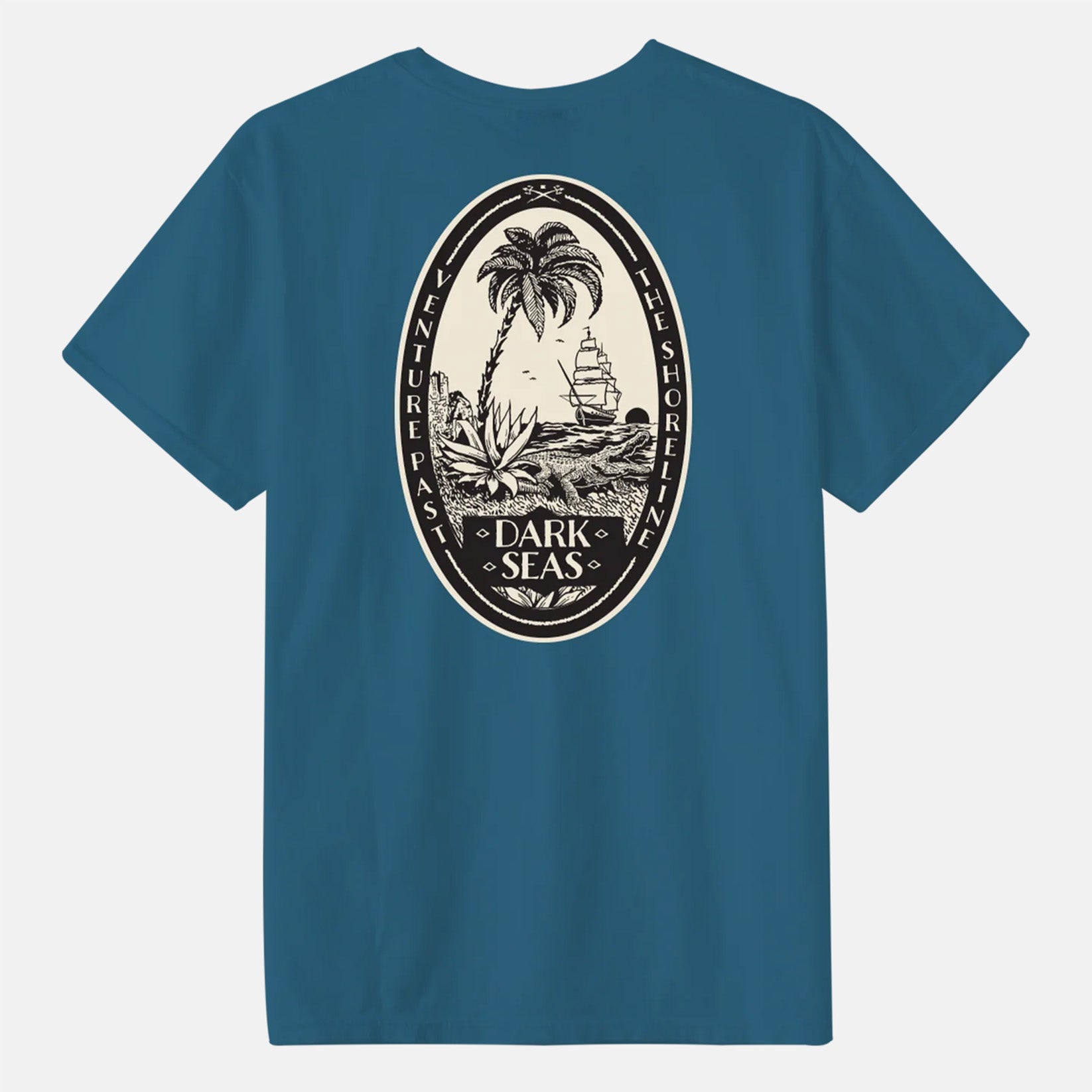 Dark Seas Embargo T-Shirt - Slate Blau Bild 1