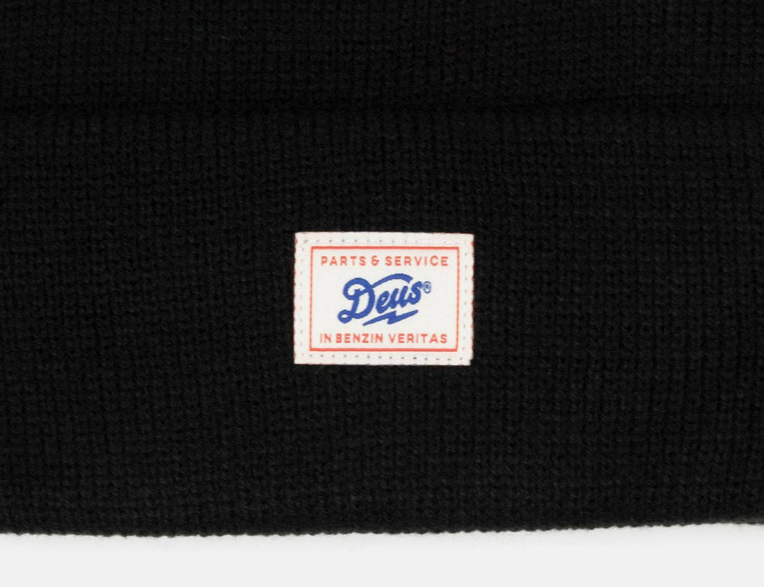 Deus ex Machina Karl Beanie - Black - Blowout Skateshop